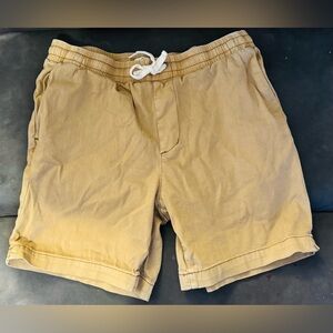 PACSUN women size SMALL Tan Casual Shorts w/ Drawstring summer travel vacation